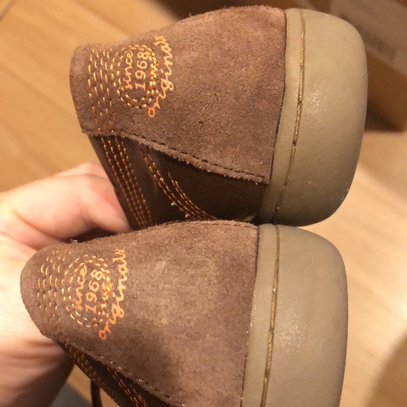 Brown ballerina/flat part. leather, ESPRIT, EU38/US7 bought in Europe, not worn - Picture 9 of 9
